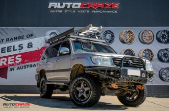 TOYOTA LANDCRUSIER ATX AX194 MATTE GREY WITH BLACK RING